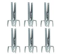 6X Piège À Taupe Et Campagnol Pince Ciseau Métal Galvanisé 19cm