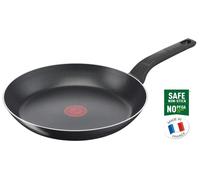 6x poêles à frire 28cm noir antiadhésif wok cuisiner légumes braisés