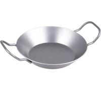 6x poêles à frire en fer avec deux poignées 20cm poêle à frire en fer poêle à braiser poêle à steak paella wok poêle à frire adapté au four rustique