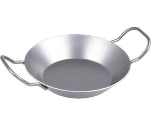 6x poêles à frire en fer avec deux poignées 20cm poêle à frire en fer poêle à braiser poêle à steak paella wok poêle à frire adapté au four rustique