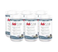 6x Poudre choc sans chlore (1,2 kg) hth Spa D800220HA