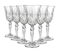 6x RCR Crystal 210ml Melodia Verres à Vin Blanc Fête Cocktail Verre Ensemble