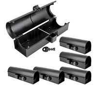 6X Tube Boîte a appâts Rats Souris Multi Contrôle Petigi