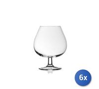 6X Verres À Cognac Invino En Verre Éco Cristal Transparent Cl 67. Convient Pour