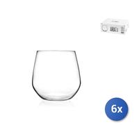 6X Verres Dof En Verre Transparent Aria Cl38