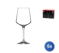 6X Verres Transparent En Verre Pour Vins Rouges CL79