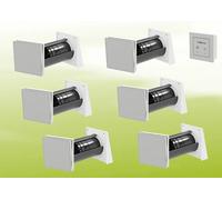 6x Viessmann Vitovent 100-D Typ H40E B55 (L) avec unité de commande 100-D et kit de ventilation par conduits