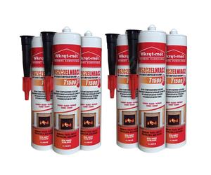 6x WKRĘT-MET KLIMAS Höhe Temp. Dichtung Hitzebeständige Silikon Dichtmasse 310ml