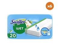 6x20 Lingettes Humides Fraicheur du Matin - Swiffer