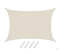 6x4 Voile d'Ombrage Etanche Toile Ombrage Rectangulaire Voile Rectangle Ombrage
