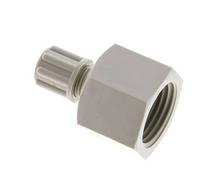 6x4mm & G1/2'' PP Raccord à compression droit avec filetage femelle 10 bar