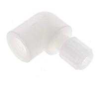 6x4mm & G1/4'' PVDF Raccord à compression coude avec filetage femelle 10 bar