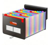 7/13/25 pochettes de classement extensible, onglets colorés A-Z, organisateur de factures mensuelles, capacité plus importante, format lettre/A4, rentrée scolaire, fournitures scolaires 1pcPolypropylè