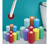 7/21pcs Nouvel ensemble de brosse de toilette amélioré 7 couleurs - Comprend des têtes de brosse de rechange. Choix idéal pour le nettoyage de la salle de bain à la maison, équipé d'accessoires de net