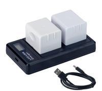 7,2V 3500mAh Remplacement pour Arlo Pro, Arlo Pro 2 caméra VMA4400 VMC4030 VM4230 VMS3230 VM4030 VM4030P Batterie de Rechange avec Chargeur (2 Akku + Ladegerät)