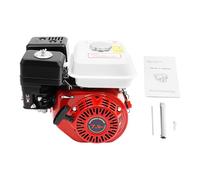 7,5 CV Moteur Thermique 4 Temps Moteur à Essence, Moteurs Motoculteur Karting, Démarrage à Lanceur, 20 mm Vilebrequin, Rouge