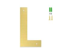 7.62CM/ 10.16CM/ 12.7CM/ 15.24CM/ 17.78CM/ 20.32CM Numéros De Maison En Acier Inoxydable Doré For L'extérieur, Numéro De Maison Flottant Et Lettres À Visser, Panneau D'adresse Personnalisé(L,8inch)