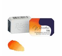 7 Artists Aquarelle Peinture Or Quinacridone - 1/1 Godet Unité Aquarelle Professionnelle Extra Fine | Aquarelles en Godets Adulte | Watercolor Peinture
