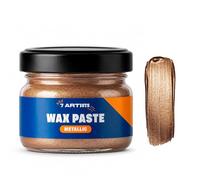 7 Artists Cire Métallique Bronze 20 ml - Gilding Wax Artistique à Base de Cire d’Abeille et d’Huile d’Orange | Effet Bronze Métallisé pour Meubles, Cadres, Bois, Plâtre & Argile | Wax Paste Antique