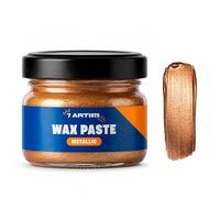 7 Artists Cire Métallique Cuivre 20 ml - Gilding Wax Artistique à Base de Cire d’Abeille et d’Huile d’Orange | Effet Métallisé pour Meubles, Cadres, Bois, Plâtre & Argile | Copper Wax Paste Antique