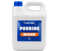 7 Artists Medium Acrylique Pouring Professionnel 3L - Medium de Lissage Brillant pour Peinture Acrylique | Diluant Peinture Transparent pour Fluid Art