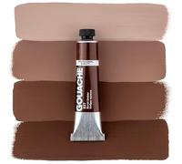 7 Artists Peinture Gouache Terre d’Ombre Brûlée 20 ml en Tube - Gouache Extra Fine Professionnelle | Gouaches en Tubes Haute Pigmentation & Texture Crémeuse pour Illustration et Design