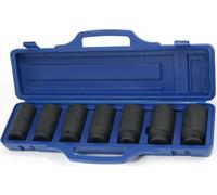 7 Douilles IMPACT Douille Noix VIELZAHN 27-36mm 12 carrés CR-MO