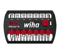 7 embouts longs TY Phillips/Pozidriv/Torx et porte-embouts Bitbuddy WIHA