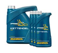 7 L +3x 1 L Mannol Huile à Chaîne Universelle Minérale Adhérente