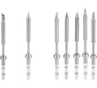 7 pannes de fer à souder miniature en acier inoxydable, remplacement du fer à souder TS100, 7 types