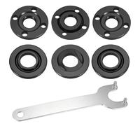 7 Pcs Clé à Meuleuse d'Angle, Grinder Bride ngle de Verrouillage, compris 6 écrous à Bride en Métal, Accessoires pour Meuleuses d'Angles