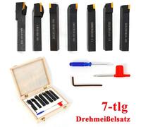 7 pcs outil de tournage porte-outil outil de tournage SET burin de tournage 16mm outil de tournage acier set d'acier de tournage