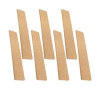 7 Pièces Bande de Liège Auto-adhésive pour Notes et Rappels Muraux | Installation Facile, Fixation Réutilisable, Maintien Sûr des Punaises, Usage Maison ou Magasin, Marron