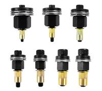 7 Pièces Écrous à tête de Rivet à Main, Riveteuse Pneumatique Kit de Mandrin, Pince à Insert Fileté, Riveteuse Manuelle, Adaptateur Riveteuse pour Ensemble de Têtes pour Rivets M3 M4 M5 M6 M8 M10 M12