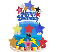 7 Pièces Soni Mini Figurines Set, Decoration Gateau Anniversaire Enfant | Décorations Gâteaux, Jouets Figurine Cupcake, Cake Topper pour Fournitures de Fête d'Anniversaire