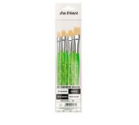 da Vinci, Synthetic Bristle Set, série 379, Set de pinceaux, pinceaux universels, pour Tous Les travaux, l'huile et Acrylique, Loisirs, école, fabriqué en Allemagne, Tailles 2, 4, 6, 8, 10, 12, 16