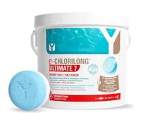 7 Piscine 4,8 kg - Galets Chlore 300g - Chlore Piscine 7 Actions - Traitement Intégral Eau et Filtre