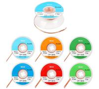 7 rouleaux de fil à décapage avec liquide de nettoyage pour enlever la soudure