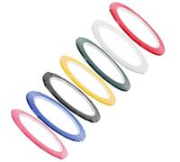 7 Rouleaux Ruban de Marquage Auto-adhésif P et 66m | Rouleaux, pour Tableau Blanc et Travaux de Groupe, Couleurs , sans Résidu