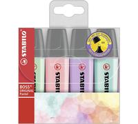 [70/4-2] Stabilo Etui de 4 surligneurs STABILO BOSS ORIGINAL Pastel Assortis