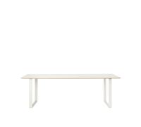 Muuto Table à manger 70/70 170x85 cm Stratifié blanc / Contreplaqué