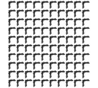 70 Pièces Raccord Barbelé Coudé à 90 Degrés en Plastique Noir | Connexion sans Collier, Embout Cannelé Haute Résistance, Compatible Tuyaux Standard 1/4 Pouce, et Potagers