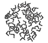 70 Pièces Raccord Coudé de 1/4 Pouce pour Irrigation Goutte à | Coude à Barbes en Plastique Noir, Angle 90 Degrés, pour Arrosage Agricole et Ferme