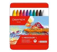 [7000.310] CARAN D'ACHE Pastel à la cire NEOCOLOR I, étui métal de 10