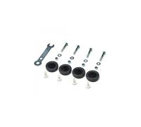 7010112300 roulette de meuble Noir Caoutchouc 4 pièce(s)