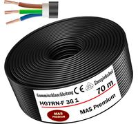 70m de câble souple en caoutchouc Câble de chantier H07RN-F 3G1 Flexible pour appareils