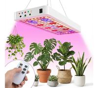 70W 240Leds Lampe pour plantes Led plein spectre UV IR Lampe de croissance, Lampes de croissance pour plantes Avec minuterie Télécommande, 3Modes Floraison Culture Lumière pour plantes