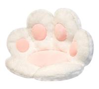 (70x70cm, Blanc)Coussin,Coussin Pour Pattes De Chat,Coussin De Siège Mignon Coussin Pour Chaise Canapé Paresseux Décoration Extérieure Plancher Chaud Coussin Tapis Chaud Doux Pour La Peau Blanc