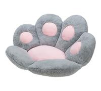 (70x70cm, Gris)Coussin,Coussin Pour Pattes De Chat,Coussin De Siège Mignon Coussin Pour Chaise Canapé Paresseux Décoration Extérieure Plancher Chaud Coussin Tapis Chaud Doux Pour La Peau Gris