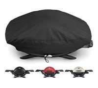 7111 Housse de protection pour barbecue Weber Q200 et Q2000 en tissu Oxford 600D robuste et imperméable pour barbecues à gaz Weber Q200, Q220, Q240, Q2000, Q2200, Q2400 (83 x 49 x 38 cm (L x l x H)